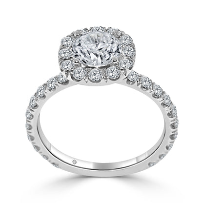 ANGELA HALO DIAMOND ENGAGEMENT RING - ER1065