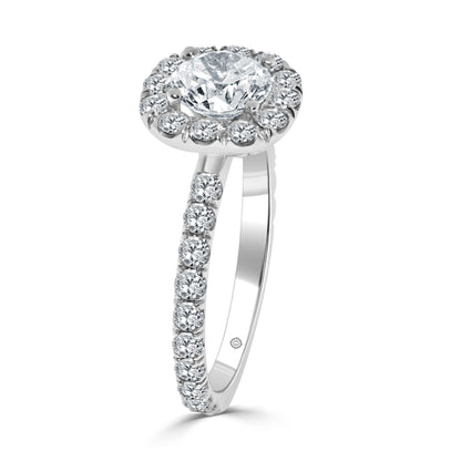 ANGELA HALO DIAMOND ENGAGEMENT RING - ER1065