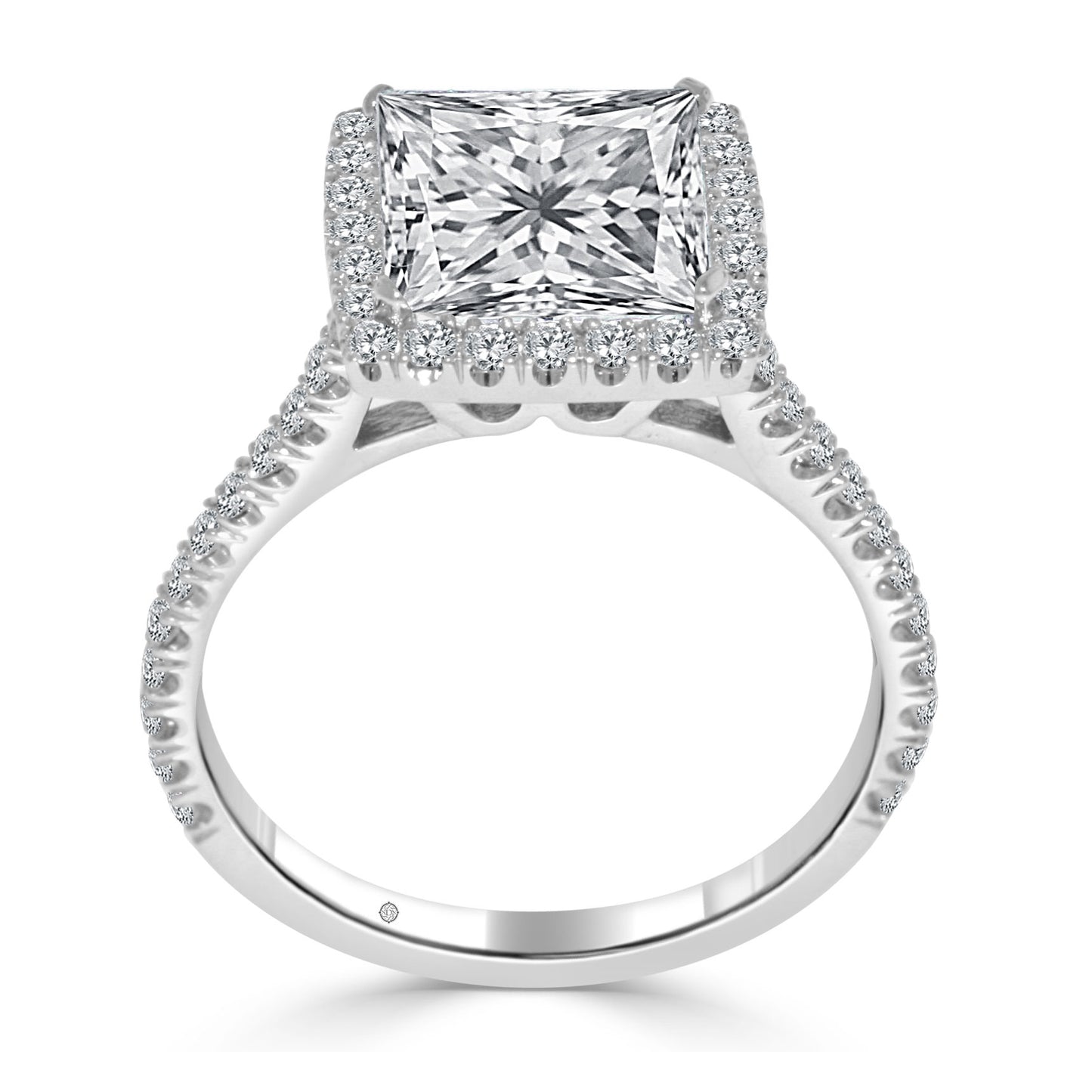 .75 Carat 14k White Gold OLGA DIAMOND ENGAGEMENT RING - R618