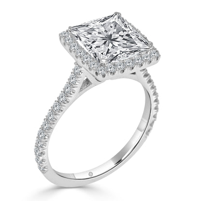 .75 Carat 14k White Gold OLGA DIAMOND ENGAGEMENT RING - R618