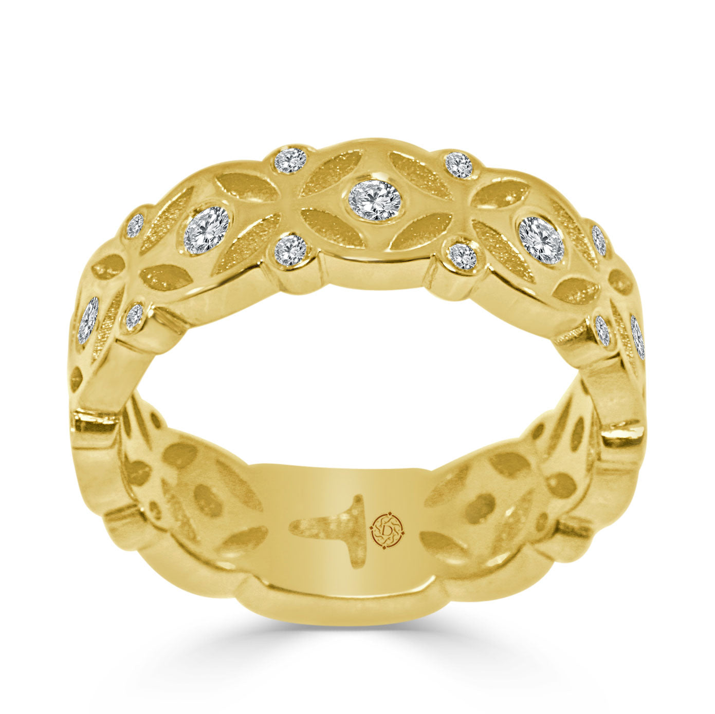 .40 Carat 14k Yellow Gold Diamond Cocktail Ring - BAND2288