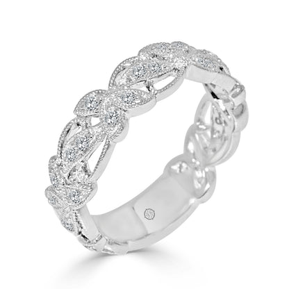 .27 Carat 14k White Gold Diamond Cocktail Ring - BAND2297