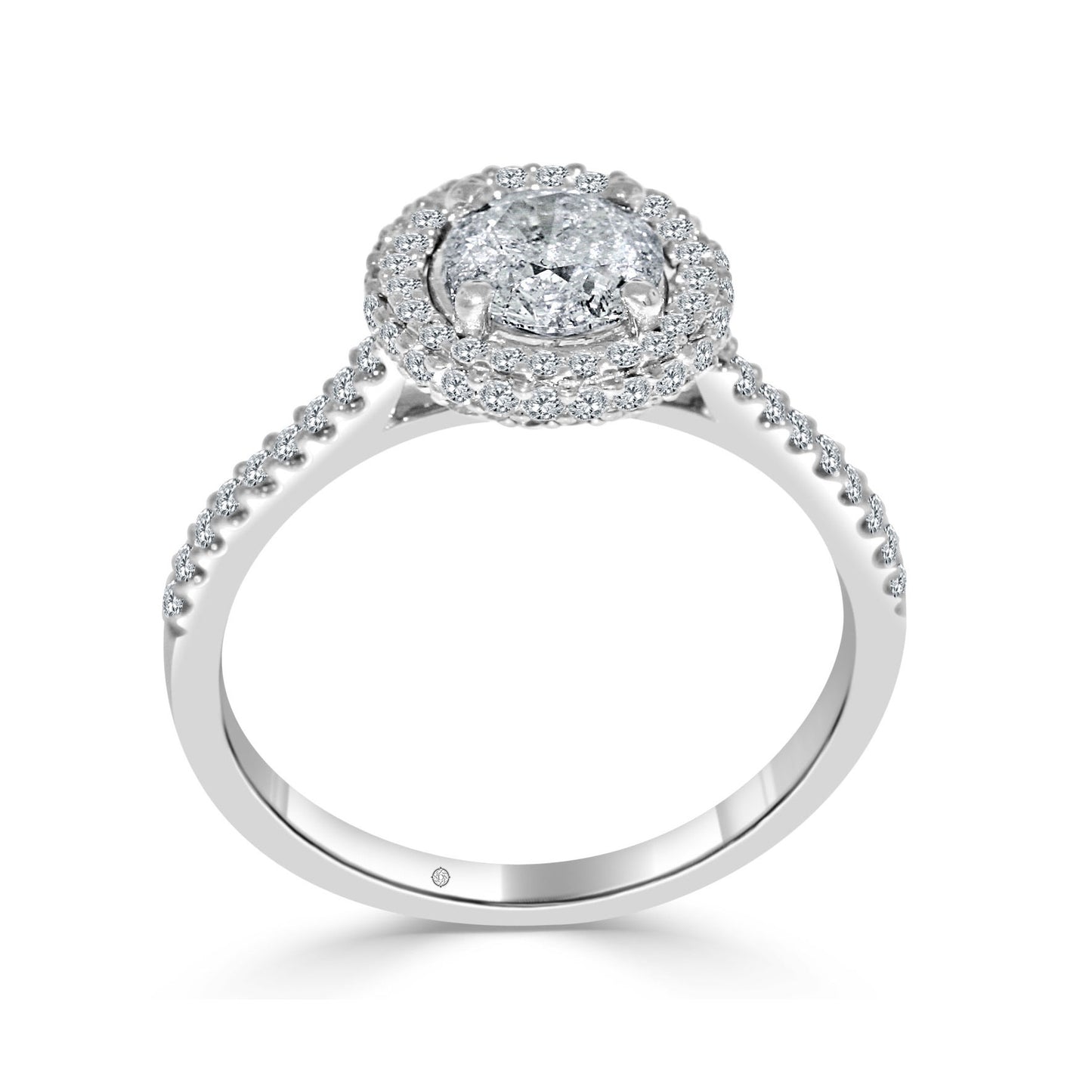 VENTOSA DIAMOND DOUBLE HALO ENGAGEMENT RING - ER1004