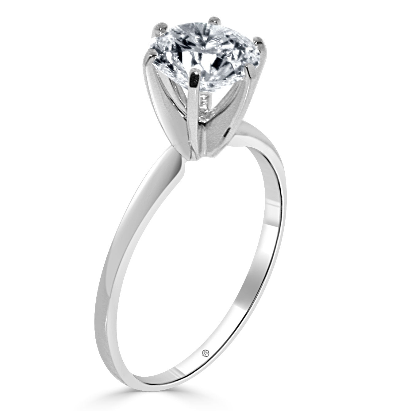 PETITE SIX-PRONG SOLITAIRE - R500 - SOL1004