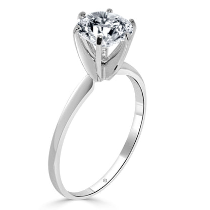 PETITE SIX-PRONG SOLITAIRE - R500 - SOL1004