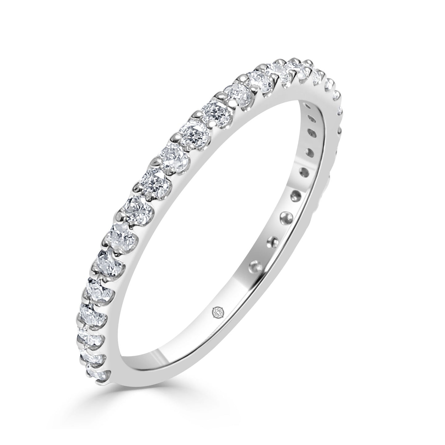 .41 Carat 14k White Gold Diamond Wedding Band - BAND01062
