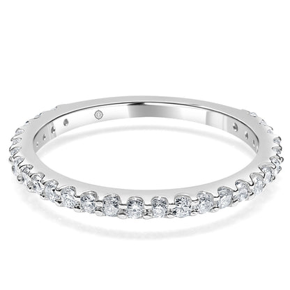 .41 Carat 14k White Gold Diamond Wedding Band - BAND01062