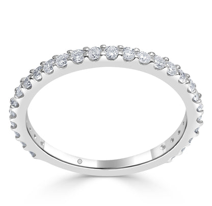 .41 Carat 14k White Gold Diamond Wedding Band - BAND01062