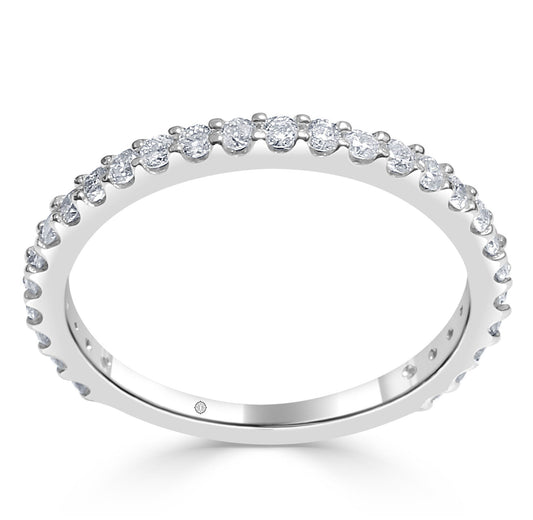 .41 Carat 14k White Gold Diamond Wedding Band - BAND01062
