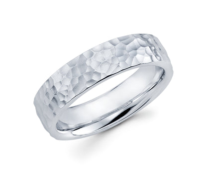 14k White Gold Wedding Band - BAND1198