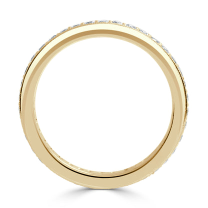 14K Yellow Gold Eternity Band (0.65ctw) - BAND1167