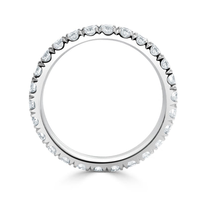 14K White Gold Eternity Band (1.15ctw) - BAND2237