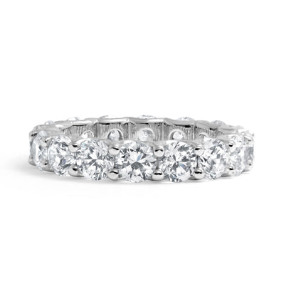 14K White Gold Eternity Band (4.50ctw) - BAND2448