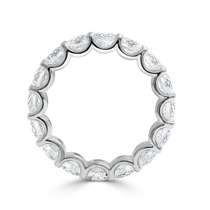 14K White Gold Eternity Band (4.50ctw) - BAND2448