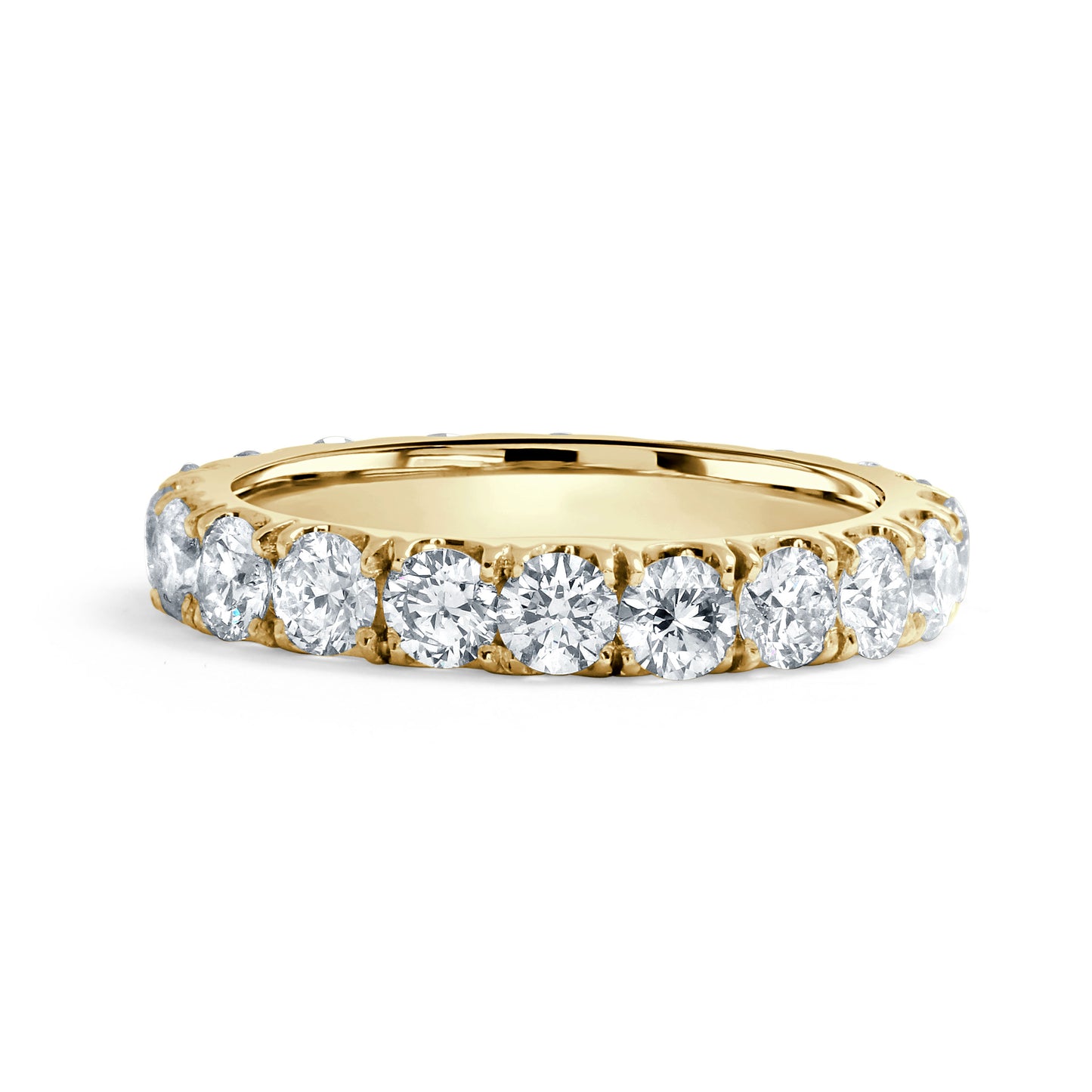 14K Yellow Gold Eternity Band (3.05ctw) - BAND2532