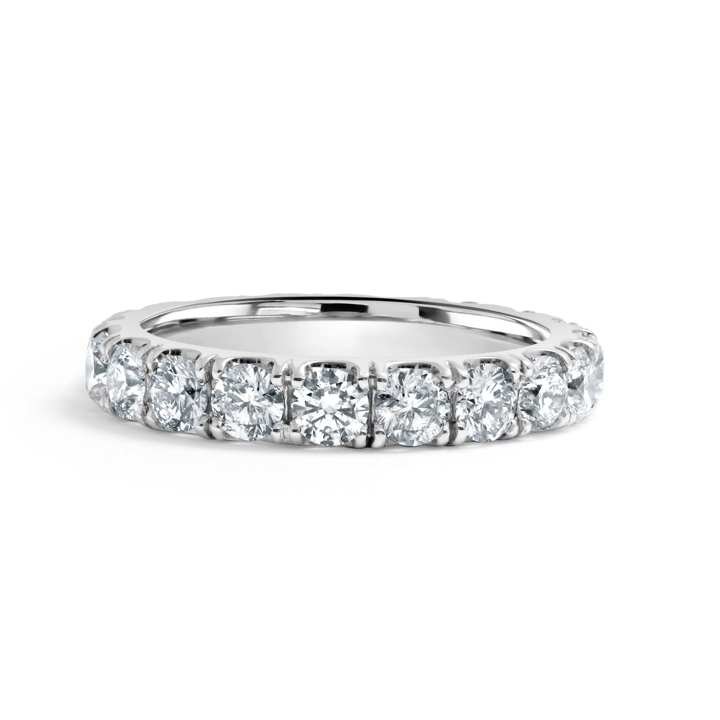 14K White Gold Eternity Band (2.75ctw) - BAND2633