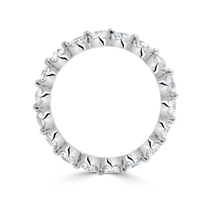 14K White Gold Floating Eternity (1.73ctw) - BAND2658