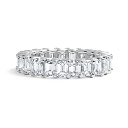 14K White Gold Eternity Band (4.60ctw) - BAND2659