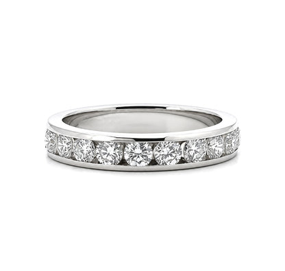 Platinum Wedding Band, Round Diamonds 1.10CT, BAND2140