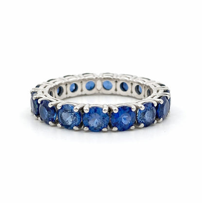14K Sapphire Eternity  Band 5.00ct, BAND2726