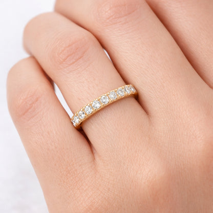 French Pave' Eternity Round Diamonds 1.00ct, BAND2852