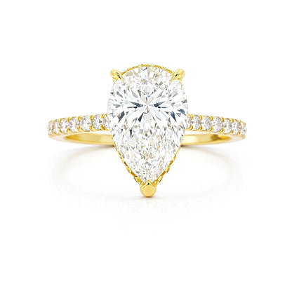 Pear Shape Cathedral Engagement Ring, ER1472