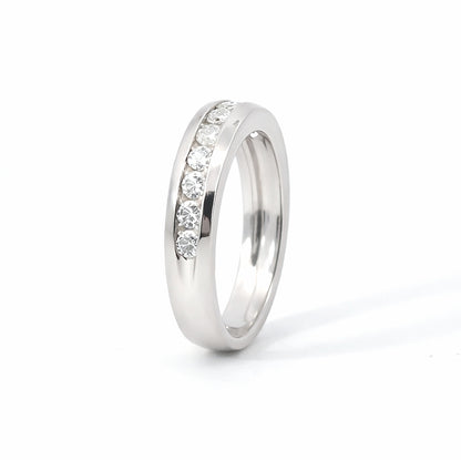 Channel Set Diamond Wedding Band 1.50CT, BAND105