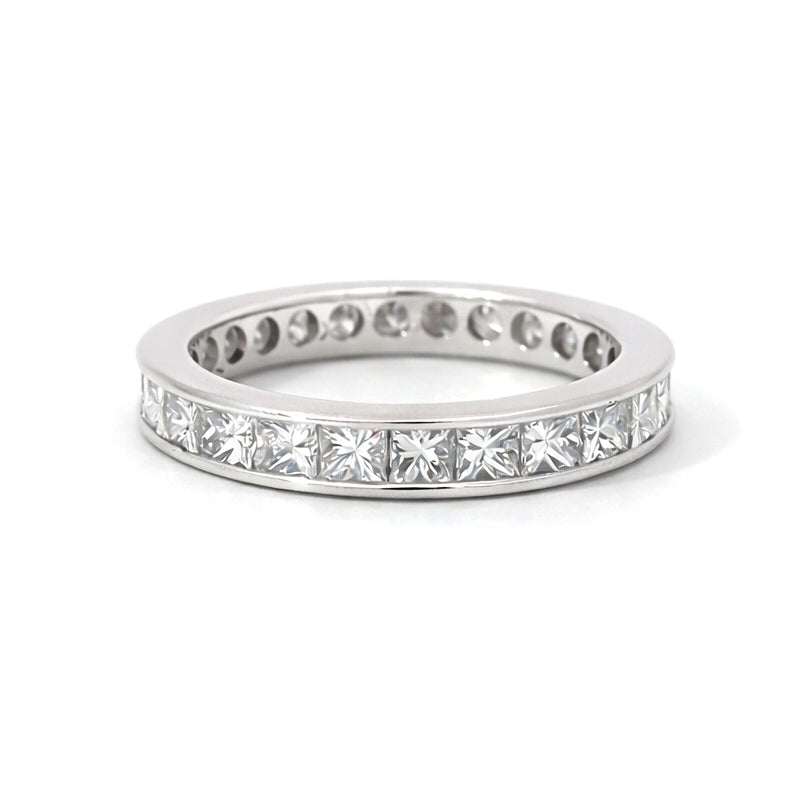 Channel Set Princess Eternity Wedding Band, BAND2021