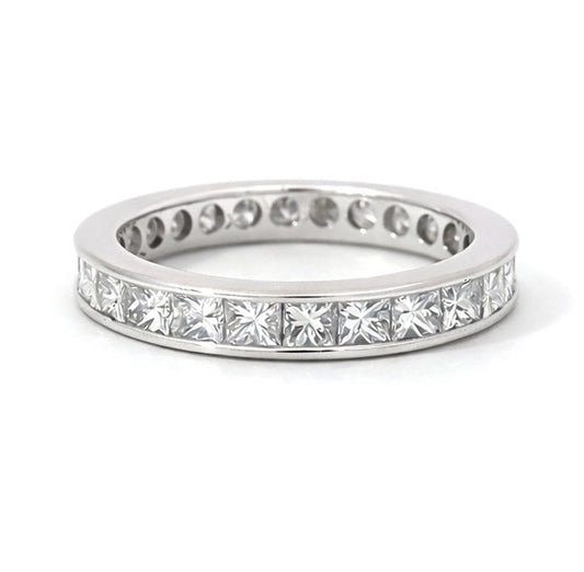 Channel Set Princess Eternity Wedding Band, BAND2021