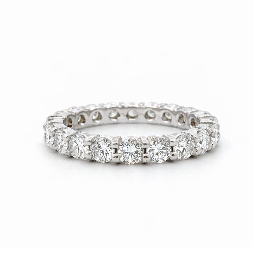 Prong Round Diamond 2.00ct Eternity, BAND2123