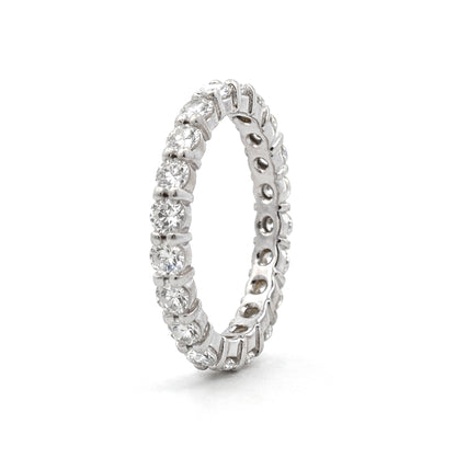 Prong Round Diamond 2.00ct Eternity, BAND2123