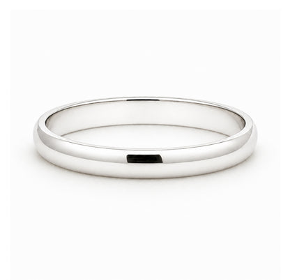 2MM 14K White Gold Comfort Fit Wedding BAND2170