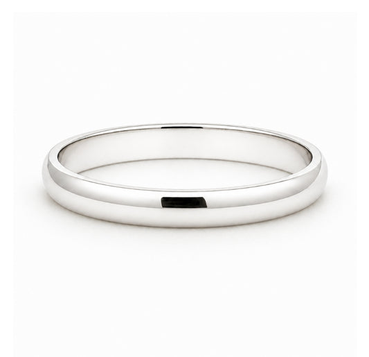 2MM 14K White Gold Comfort Fit Wedding BAND2170