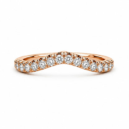 18K Rose Gold 2.5MM Engraved Wedding Band, BAND2480