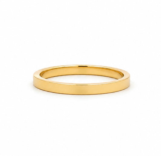 2MM 14K Yellow Gold Comfort Fit Plain Wedding Band2599
