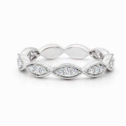 Milgrain Edges Diamond 0.15CT Eternity BAND2625