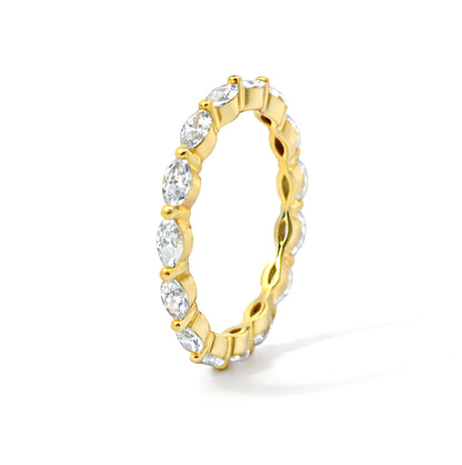 1.00CT Marquise Cut Lab-Grown Eternity Wedding Band, BAND2873