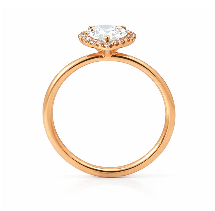 Pear Cut Halo Engagement Ring, ER1378