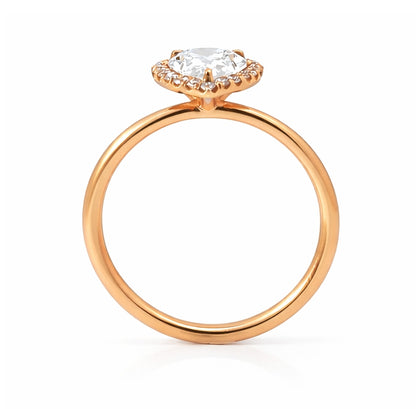 Pear Cut Halo Engagement Ring, ER1378