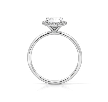 Round Cut Halo Engagement Ring, ER1438