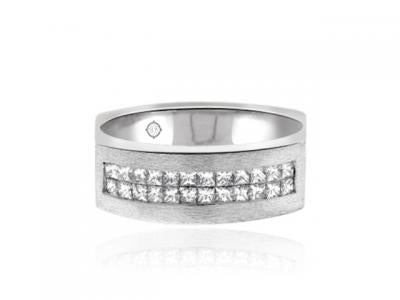 1.25 Carat 14k White Gold Diamond Wedding Band - BAND1130