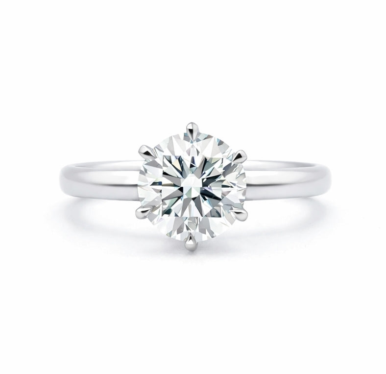 Six-Prong Solitaire Engagement Ring SOL1120