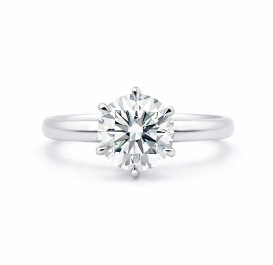 Six-Prong Solitaire Engagement Ring SOL1120