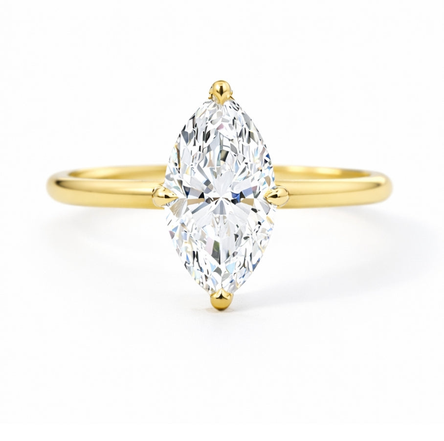 Solitaire Engagement Ring with Marquise Cut, SOL1251