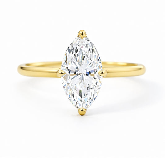 Solitaire Engagement Ring with Marquise Cut, SOL1251