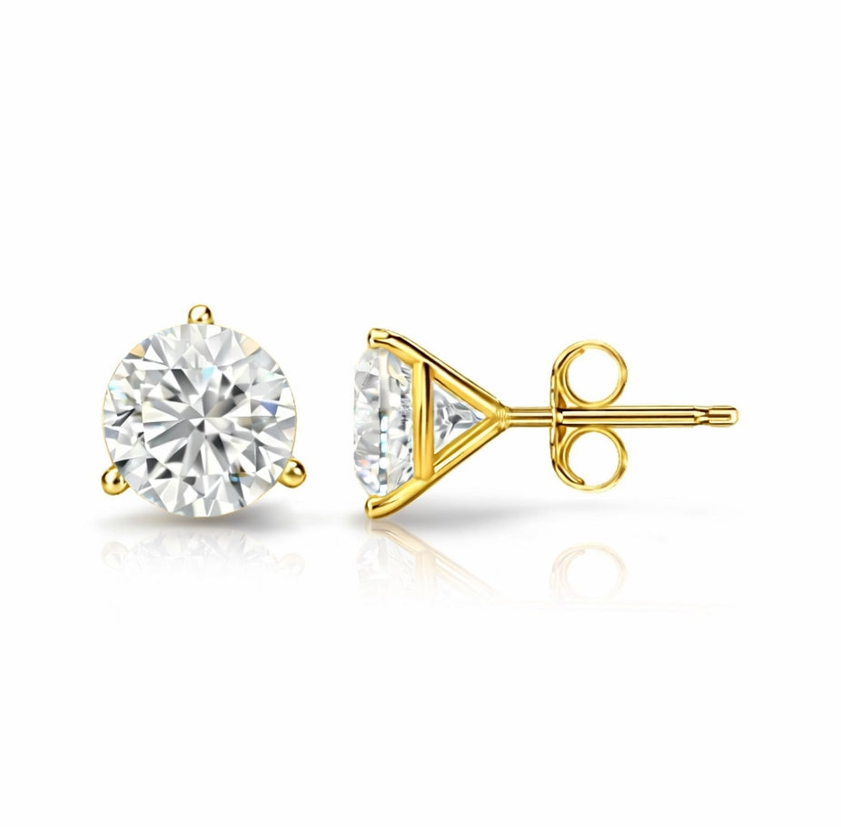 Martini Setting Stud Earrings, STUD1155