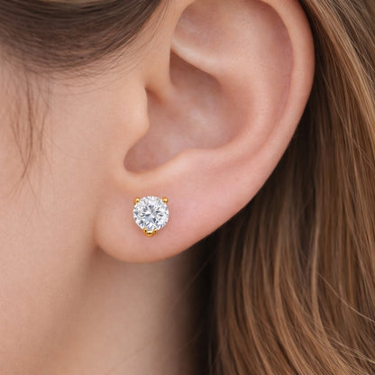 Martini Setting Stud Earrings, STUD1155