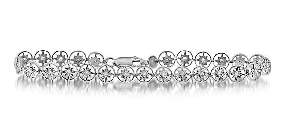 .50 Carat 14k White Gold Diamond Bracelet - B1264