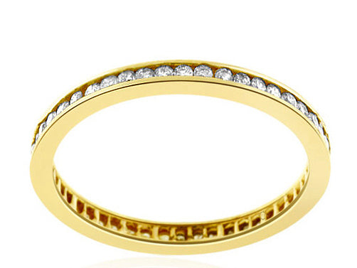 .50 Carat 14k Yellow Gold Diamond Wedding Band - BAND1035
