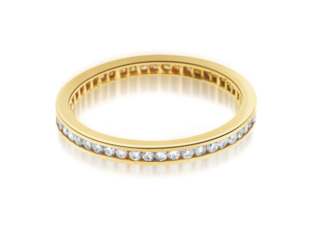 .50 Carat 14k Yellow Gold Diamond Wedding Band - BAND1035